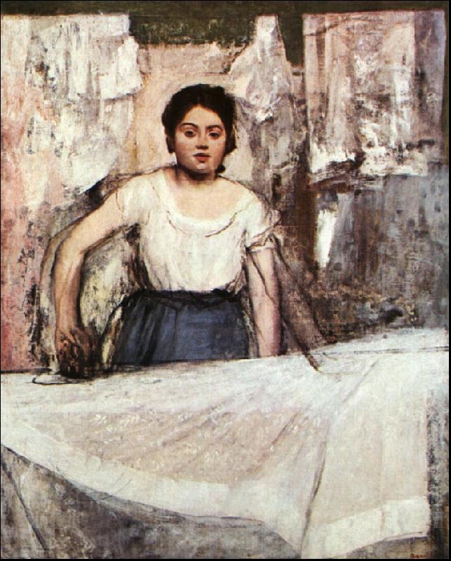 Edgar Degas A Woman Ironing France oil painting art